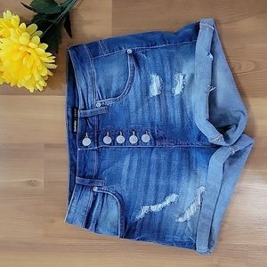 Bluenotes high waisted jean shorts